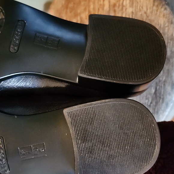 AEROSOLES leather loafers 7m black - Picture 10 of 11